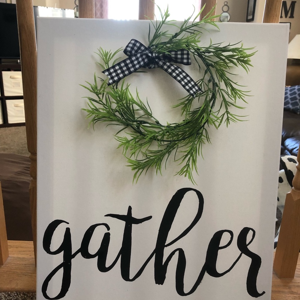 Pair of 11x14 Canvas wall art